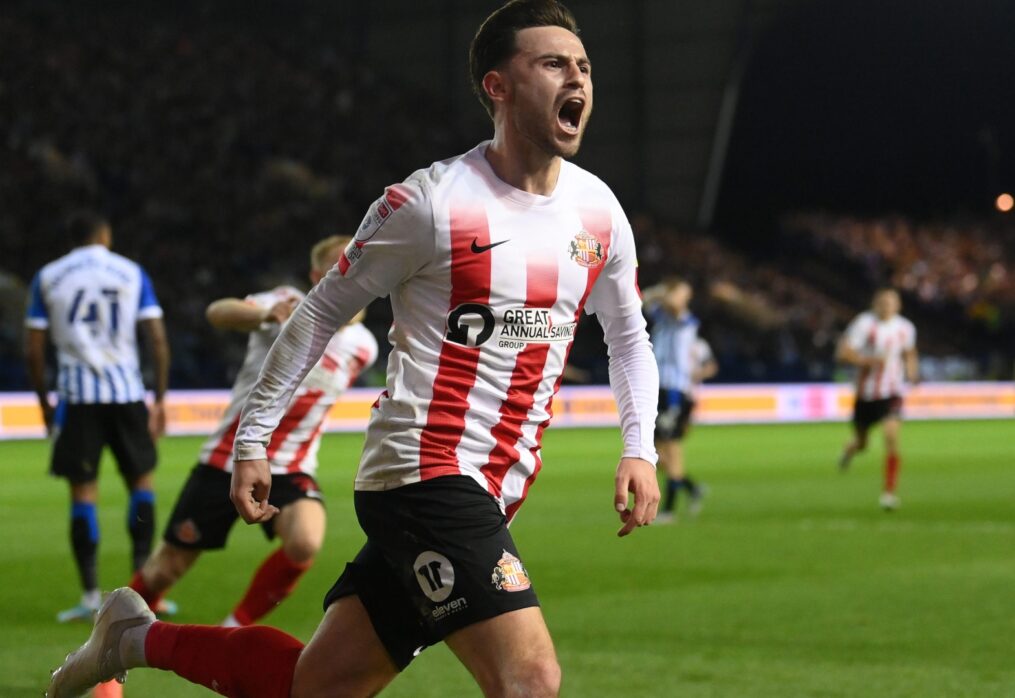 Sunderland are one win away from Championship return as Patrick Roberts nets late to sink Sheffield Wednesday