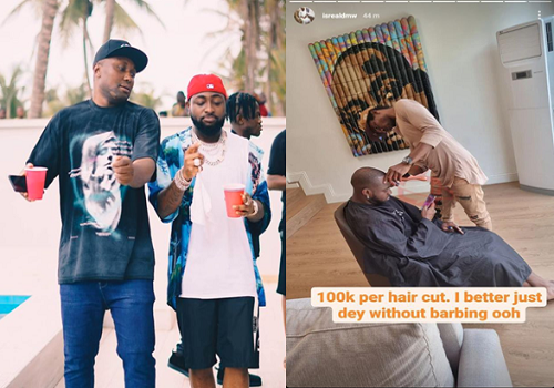 Davido spends N100,000 per haircut, PA reveals