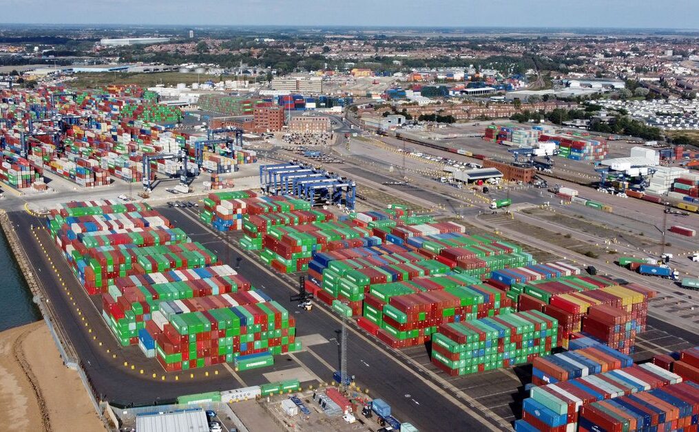 Workers at UK’s biggest container port Felixstowe due to begin 8-day strike