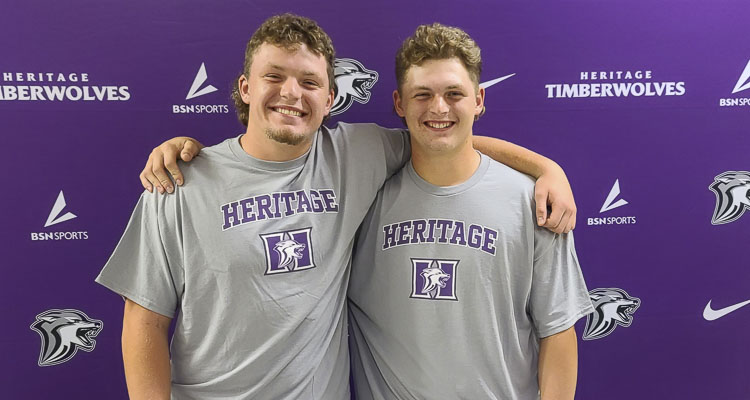 Steinbach brothers persevere, lead Heritage football through tough times
