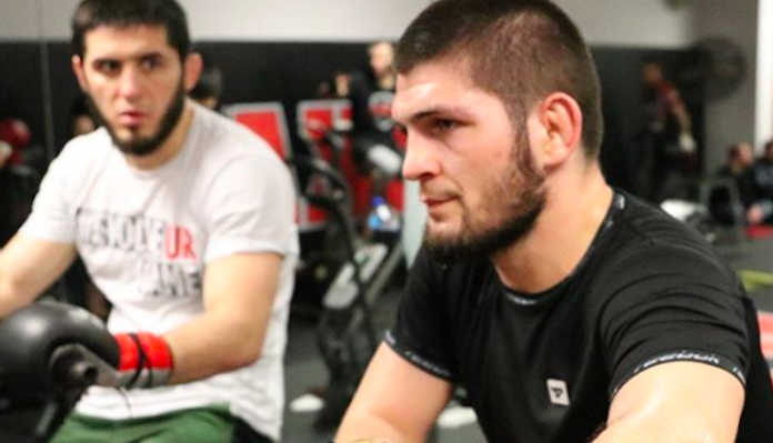 Khabib Nurmagomedov suggests Charles Oliveira doesn’t have a good ground game: “If you tap eight times in UFC, how can you say you have ground game”