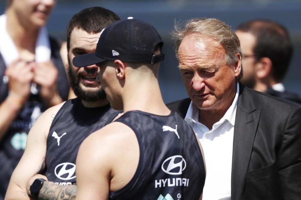 Era of ‘woke’ player arrives but Carlton CEO Brian Cook says ultimately it’s the club’s call on sponsorships