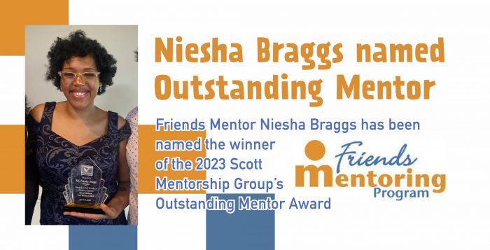 Braggs wins Outstanding Mentor Award