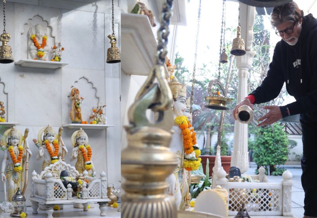 Amitabh Bachchan Shares Glimpse Of His Jalsa Temple, Shows Beautiful Idol Of Lord Ram, Goddess Sita